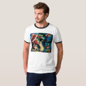 T-shirt Panneau Flash et Lanterne verte (Devant entier)