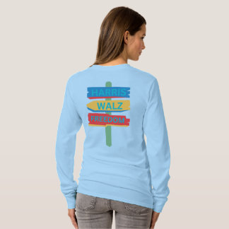 T-shirt Panneau Harris Walz Freedom Beach