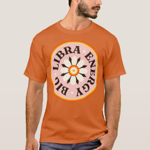 T-shirt Panneau Horoscope Big Libra Energy Retro Libra