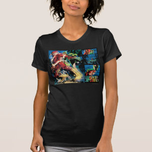T-shirt Panneau instantané et vert de lanterne