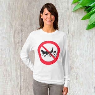 T-shirt Panneau Interdiction Véhicules Attelés