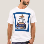T-shirt Panneau Lavage de voiture (Devant)