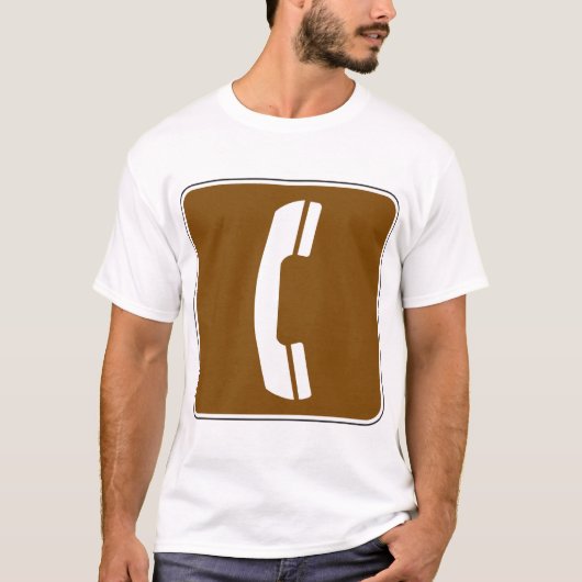 T-shirt Panneau routier (Devant)