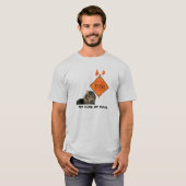 T-shirt Panneau routier Aucun chien (Devant entier)