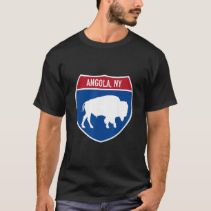 T-shirt Panneau routier interétatique de l'autoroute Angol