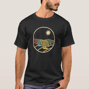 T-shirt Panneau solaire De l'environnement d'énergie renou