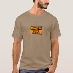 T-shirt Panneau Stop au Greenwashing