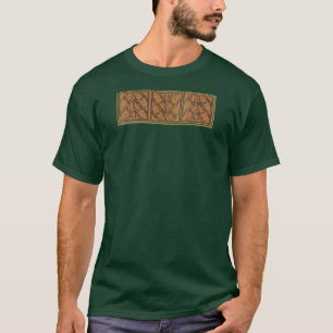 T-shirt Panneau triple carré gothique médiéval