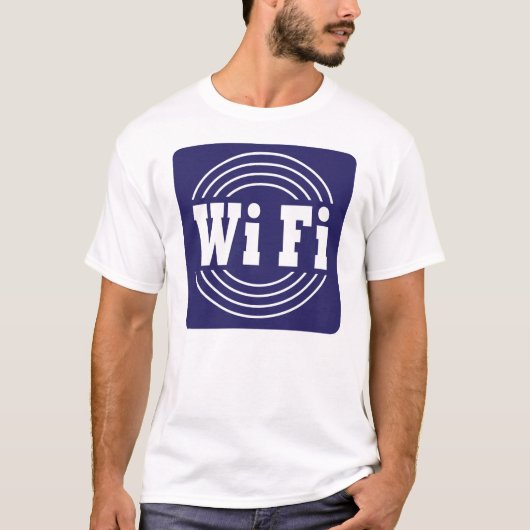 T-shirt panneau wifi (Devant)
