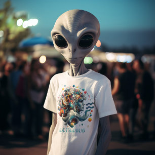 T-shirt Panneau Zodiaque Aquarius Le Porteur D'Eau