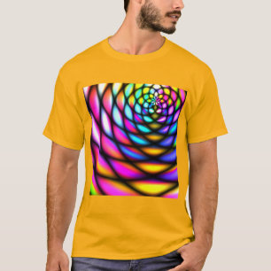 T-shirt Panneaux de verrou lumineux recouverts d'un tunnel