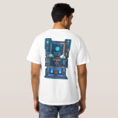 T-shirt Panneaux Neon Tech (Dos entier)