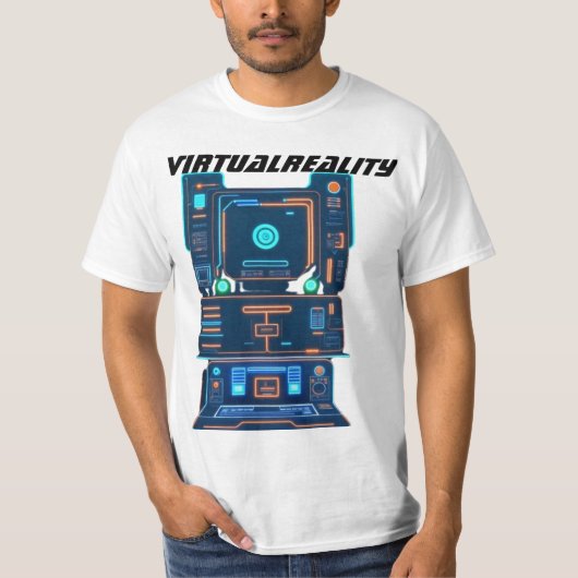 T-shirt Panneaux Neon Tech (Devant)