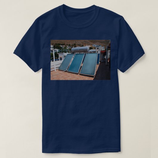 T-shirt Panneaux solaires Tilos (Design devant)