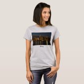 T-shirt Pano de Chicago Night Skyline (Devant entier)