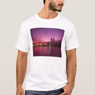 T-shirt Panorama de Manhattan et rivière Hudson, New York,
