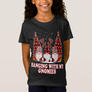 T-Shirt Panser Avec Mes Gnomies Green Plaid Gnomes St Part