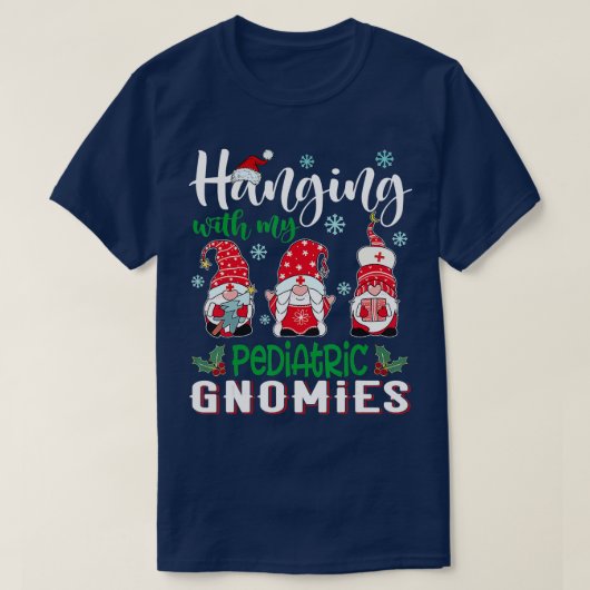 T-shirt Panser Avec Mes Gnomies Pédiatriques Infirmière No (Design devant)