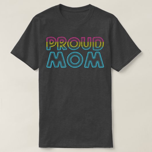 T-shirt Panseuality Flag Queer Pride Mois Fière Maman Pans (Design devant)