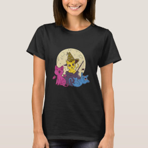 T-shirt Pansexual Halloween Chat costume sorcière Kitty LG