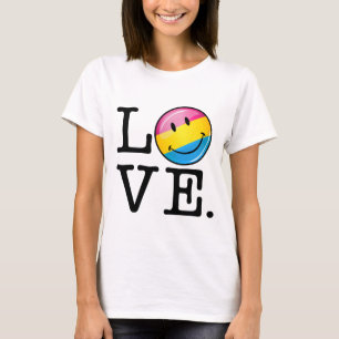 T-shirt Pansexual Love Smiling Flag