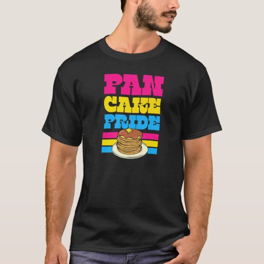 T-shirt Pansexual Pancake Pride Pan Cake Pride Pansexual P (Devant)