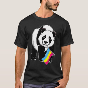 T-shirt Pansexual Panda Bear Rainbow Flag Lgbtq Lgbt Pride