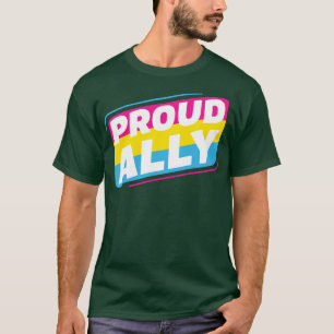 T-shirt Pansexuel Fière Ally Pan Pride LGBT