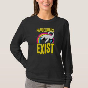 T-shirt Pansexuels Existent Loch Ness Monster Nessie Pan P