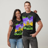 T-shirt Pansies (Unisexe)