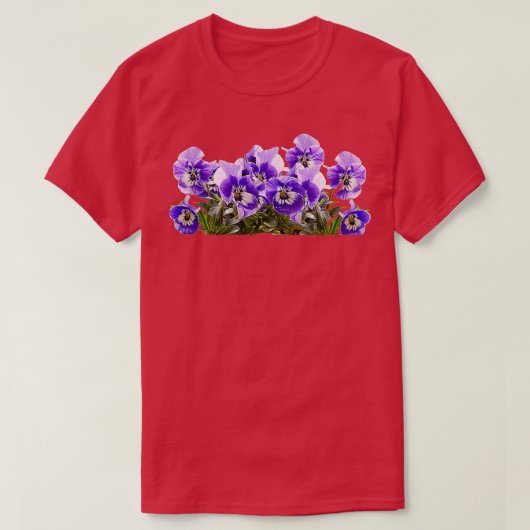 T-shirt Pansies pour la Fête des mères (Design devant)