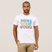 T-shirt Pantalon au sol (Devant entier)