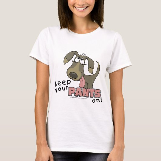T-shirt Pantalon de garde-chien (Devant)