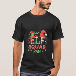 T-shirt Pantalon de pyjama Elf Squad pour femmes Noël Fami