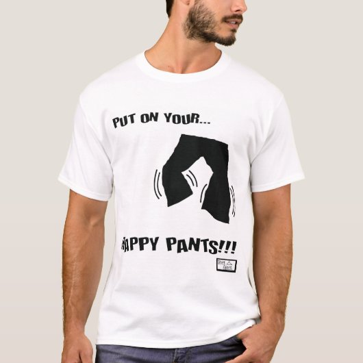 T-shirt Pantalon heureux (Devant)