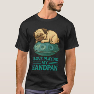 T-shirt Pantam - Carlin avec handpan et un message 1 - Fan