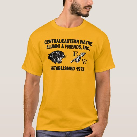 T-shirt Panther et Trending EW Gold (Devant)