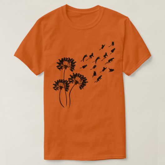 T-shirt Panther Shirt Dandelion Panther Lover (Design devant)