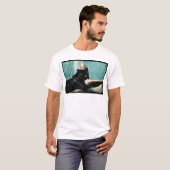 T-shirt Panthère avec les yeux Piercing (Devant entier)