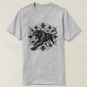 T-shirt Panthère noire