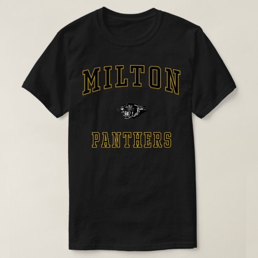T-shirt Panthers du lycée de Milton (Design devant)