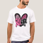 T-shirt Panthers Sensibilisation au cancer du sein léopard (Devant)