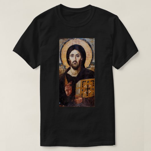 T-shirt Pantocrate de Jésus Christ Sinaï chrétien orthodox (Design devant)