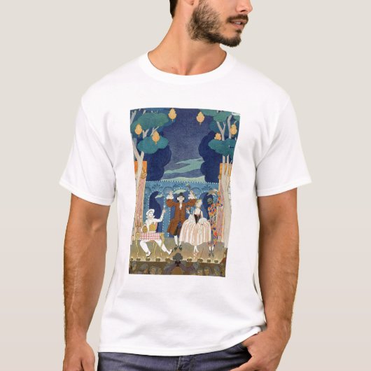 T-shirt Pantomime l'étape, illustration pour des 'fêtes (Devant)