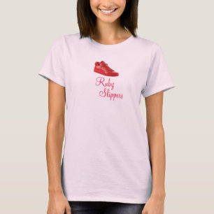 T-shirt Pantoufles rouges