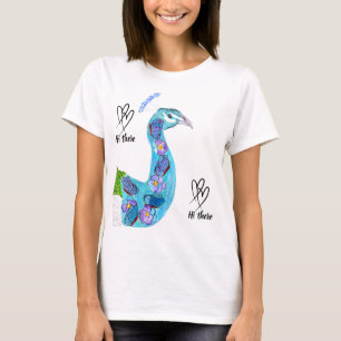 T-shirt Paon Bonjour
