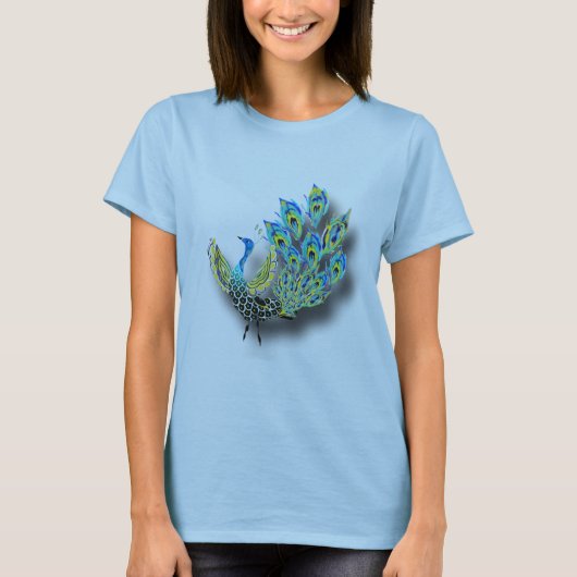 T-shirt Paon dansant (Devant)