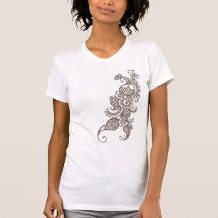 T-shirt paon de henné