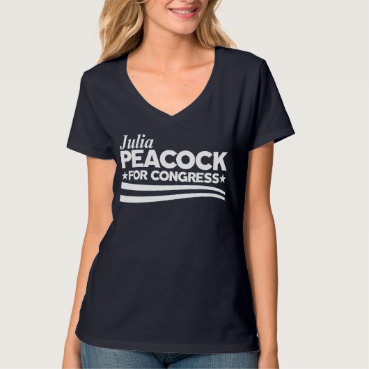 T-shirt Paon de Julia (Devant)