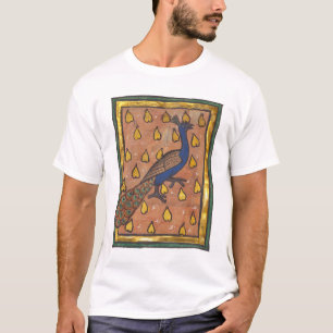 T-shirt Paon du bestiaire médiéval c. 1270